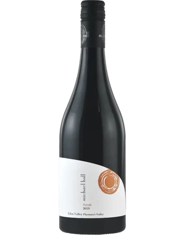2023 Michael Hall Flaxmans Valley Syrah Eden Valley Australian wine bottle