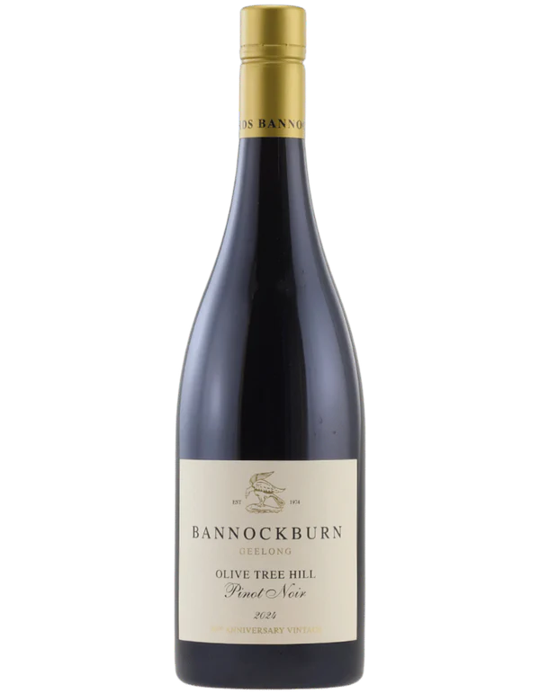 2024 Bannockburn Olive Tree Hill Pinot Noir Geelong Australian wine bottle