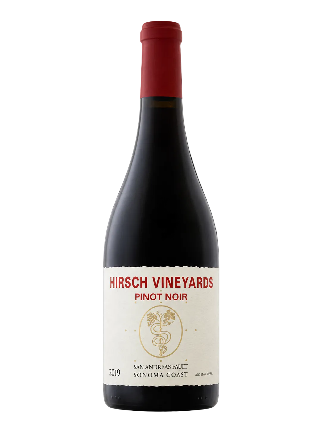 2024 Hirsch Vineyards San Andreas Fault Pinot Noir Sonoma Coast California wine bottle