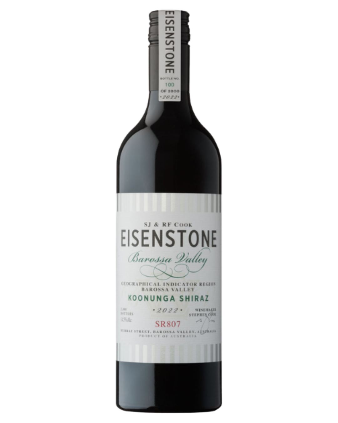 2022 Eisenstone Koonunga Shiraz SR807