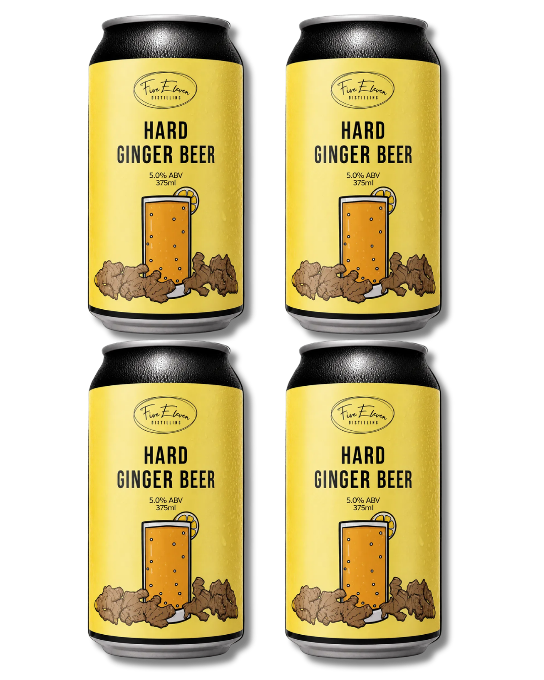 Five Eleven Distilling Co Hard Ginger Beer — 4 Pack
