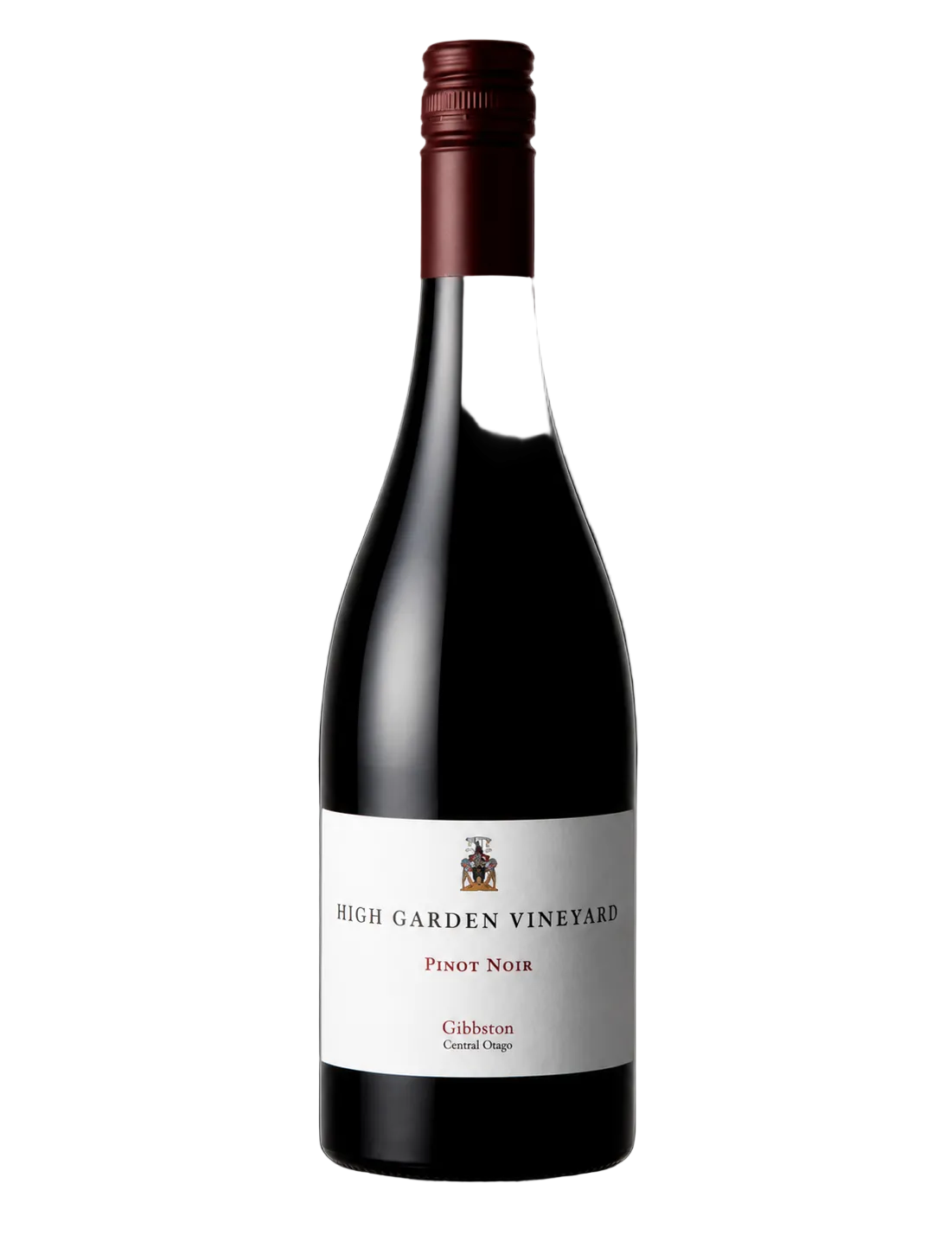 2023 High Garden Vineyard Pinot Noir Central Otago New Zealand wine bottle
