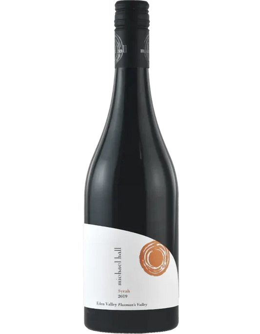 2023 Michael Hall Flaxmans Valley Syrah Eden Valley Australian wine bottle