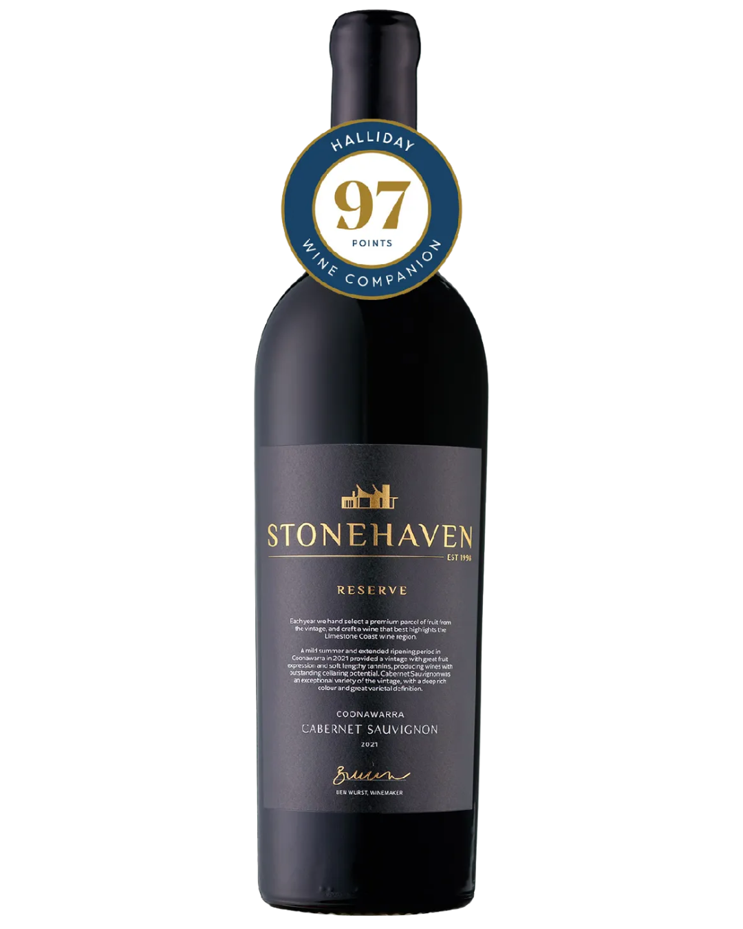 2021 Stonehaven Reserve Coonawarra Cabernet Sauvignon