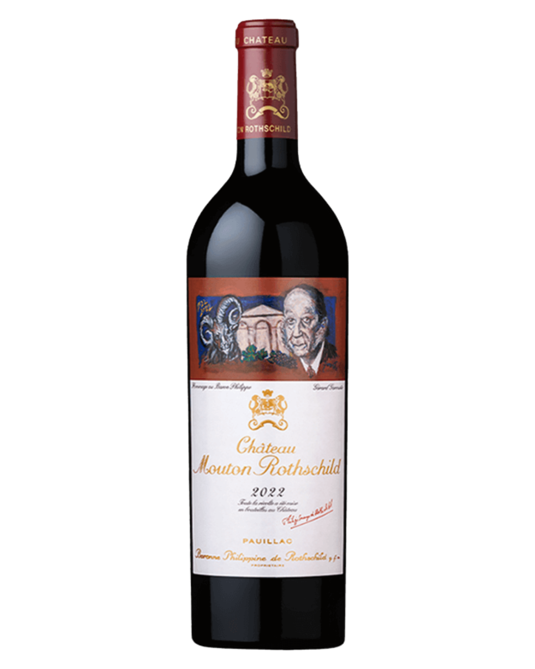 2022 Château Mouton Rothschild First Growth Bordeaux wine bottle