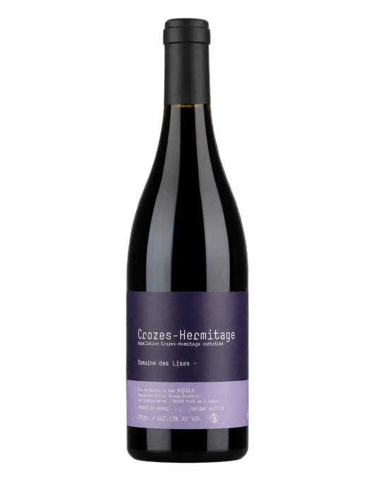 2022 Domaine des Lises Crozes-Hermitage Rouge Northern Rhône Syrah France wine bottle