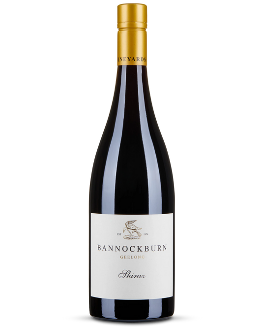 2023 Bannockburn Shiraz Geelong Victoria Australian wine bottle