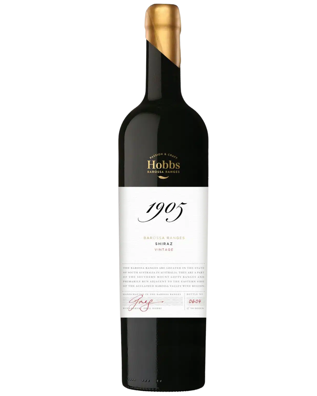 2023 Hobbs Barossa Ranges 1905 Shiraz