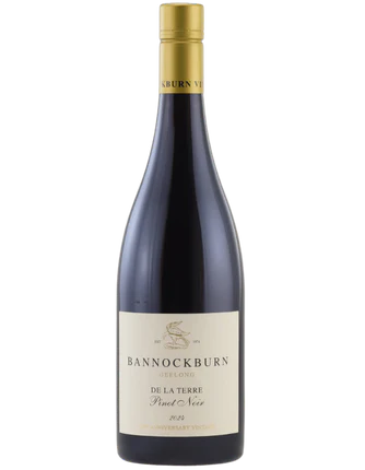 2024 Bannockburn De La Terre Pinot Noir Geelong Australian wine bottle