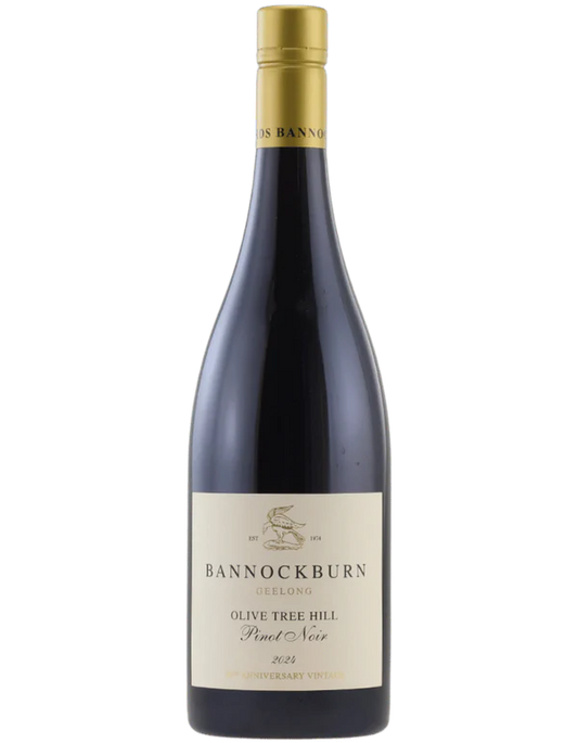 2024 Bannockburn Olive Tree Hill Pinot Noir Geelong Australian wine bottle