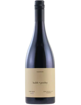 2024 Bubb and Pooley Pinot Noir Tasmania Australian wine bottle
