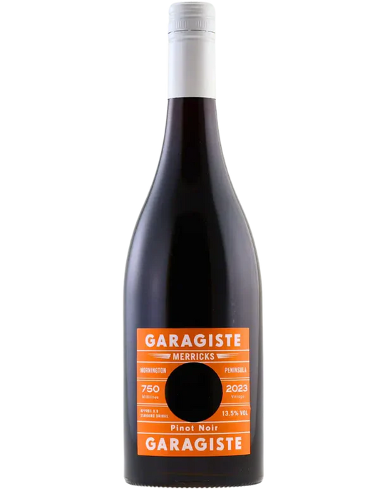 2024 Garagiste Merricks Pinot Noir Mornington Peninsula Australian wine bottle