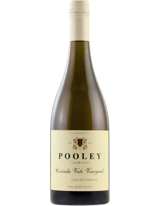 2024 Pooley Wines Cooinda Vale Chardonnay Tasmanian wine bottle