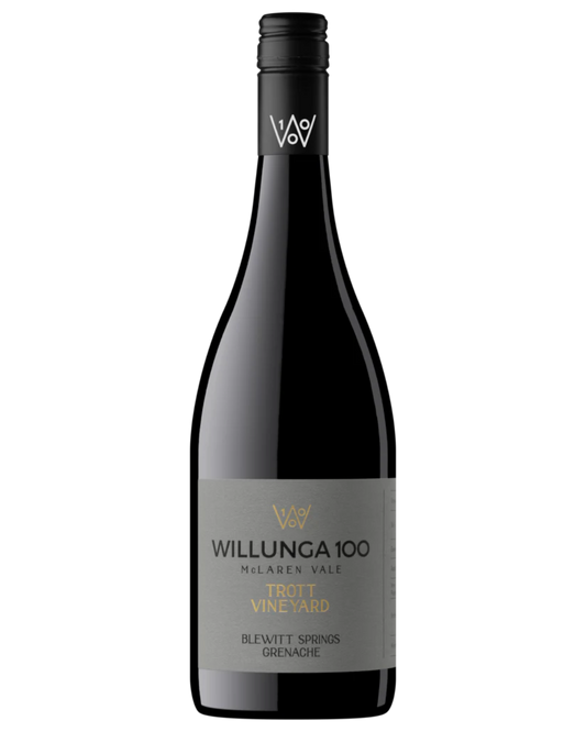 2024 Willunga 100 Trott Vineyard Grenache Blewitt Springs McLaren Vale 97 point trophy winning wine