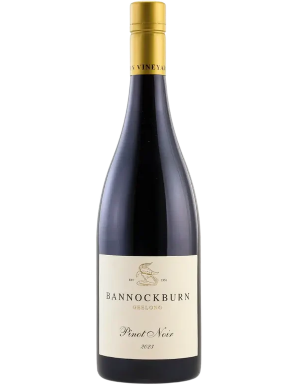 2025 Bannockburn Pinot Noir Geelong Australian wine bottle