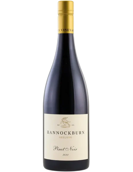 2025 Bannockburn Pinot Noir Geelong Australian wine bottle