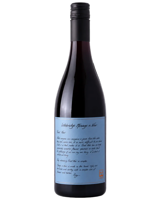 2025 Lethbridge Ménage à Noir | Geelong Cool Climate Pinot Noir