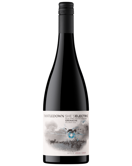 2025 Thistledown She’s Electric McLaren Vale Grenache Australian wine bottle