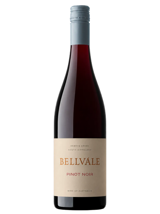 2025 Bellvale Pinot Noir Gippsland Australian wine bottle