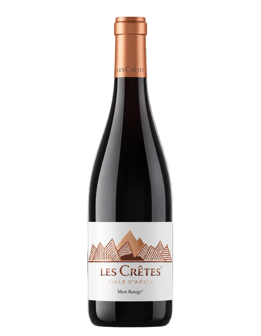 2025 Les Crêtes Mon Rouge Valle d'Aosta Cornalin Fumin Vuillermin Gamay Petit Rouge