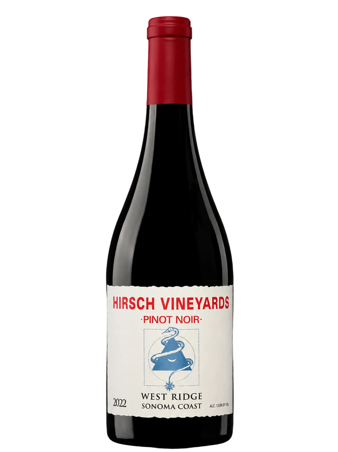2023 Hirsch Vineyards West Ridge Pinot Noir Sonoma Coast California wine bottle