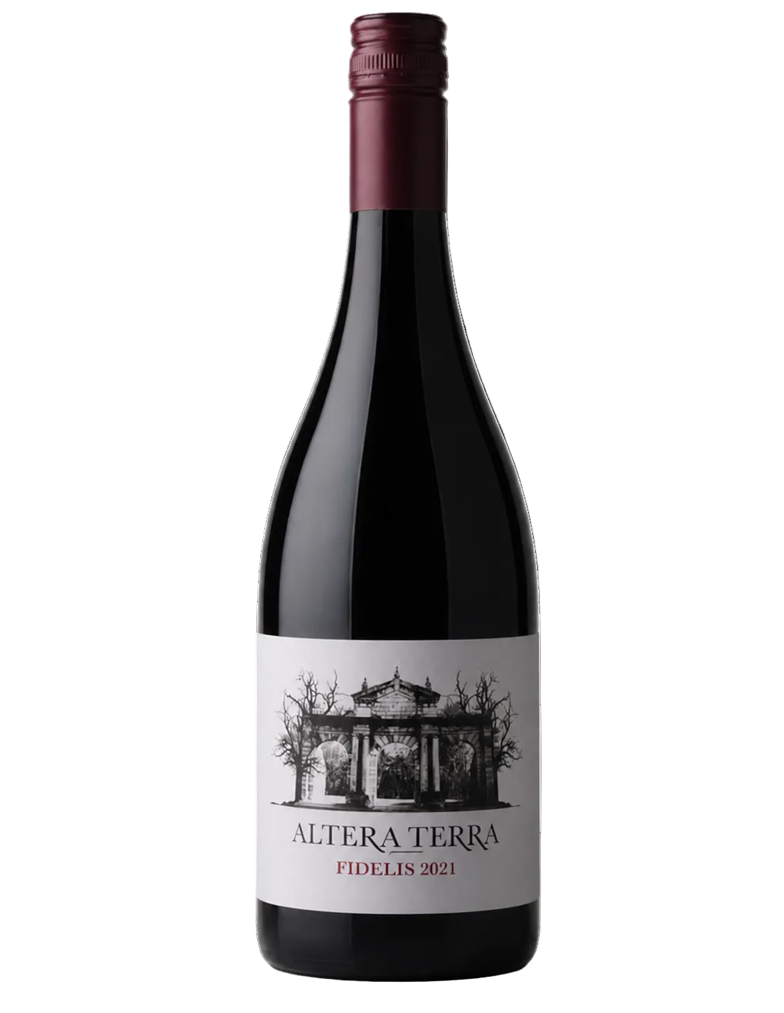 2022 Altera Terra Fidelus Shiraz Australian red wine bottle