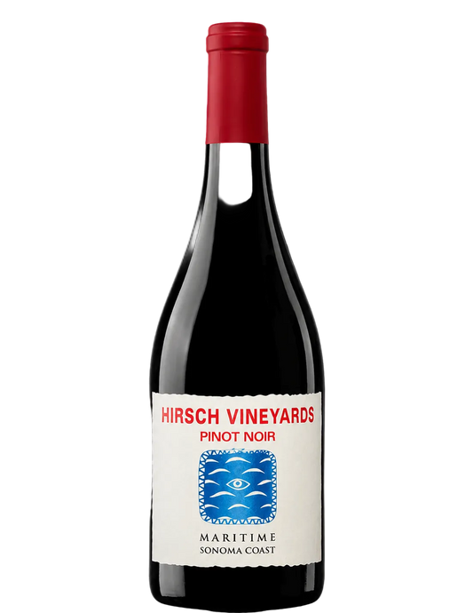 2023 Hirsch Vineyards Maritime Pinot Noir Sonoma Coast California wine bottle