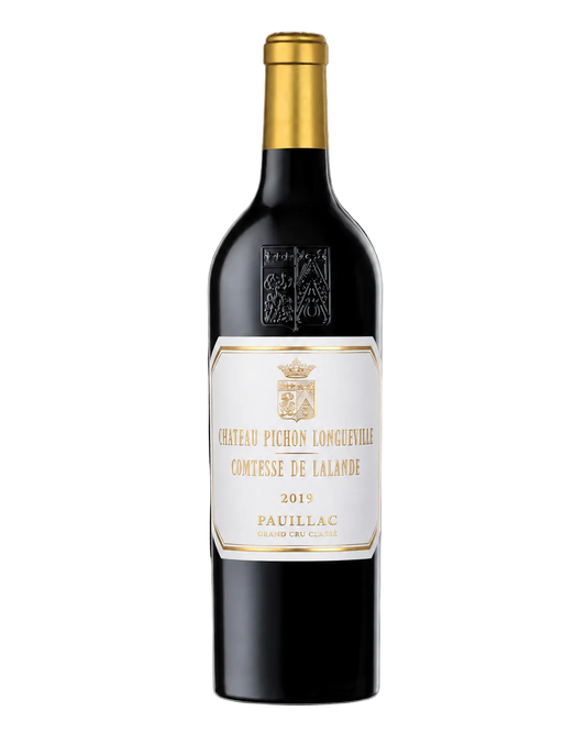 A bottle of Château Pichon Longueville Comtesse de Lalande, Pauillac red wine