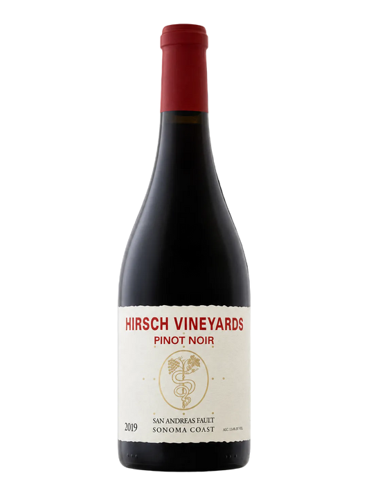 2024 Hirsch Vineyards San Andreas Fault Pinot Noir Sonoma Coast California wine bottle