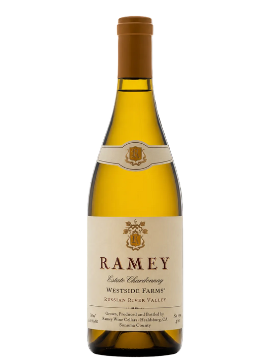 2023 Ramey Westside Farms Vineyard Chardonnay Russian River Valley California wine bottle