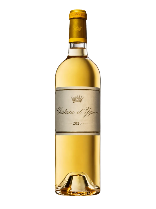 A bottle of Chateau d'Yquem white wine