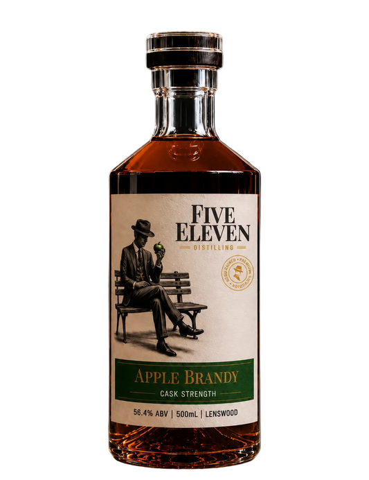 Five Eleven Distilling Co Apple Brandy Cask Strength South Australian craft brandy bottle