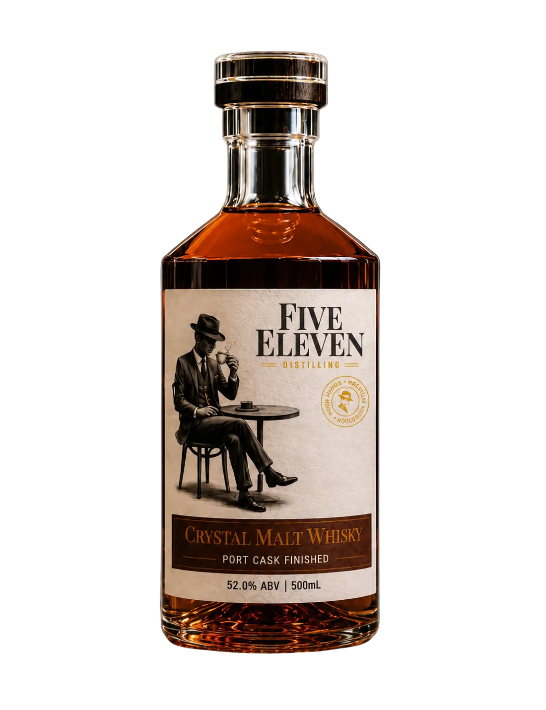 Five Eleven Distilling Co Crystal Malt Whisky Port Cask South Australian single malt whisky bottle