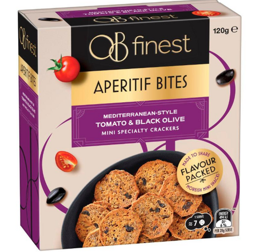 Mediterranean Tomato & Black Olive Aperitif Bites