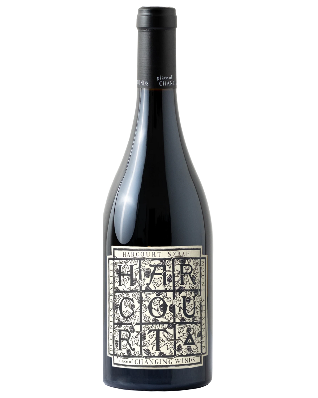 2021 Place of Changing Winds Harcourt Syrah Bendigo Victoria Australian wine bottle