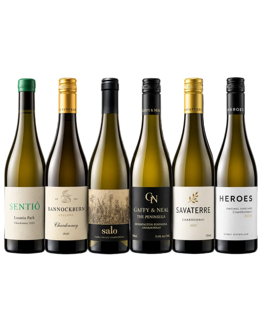 Victoria’s Chardonnay Dream Team Mixed 6-Pack | 6 Iconic Victorian Chardonnays