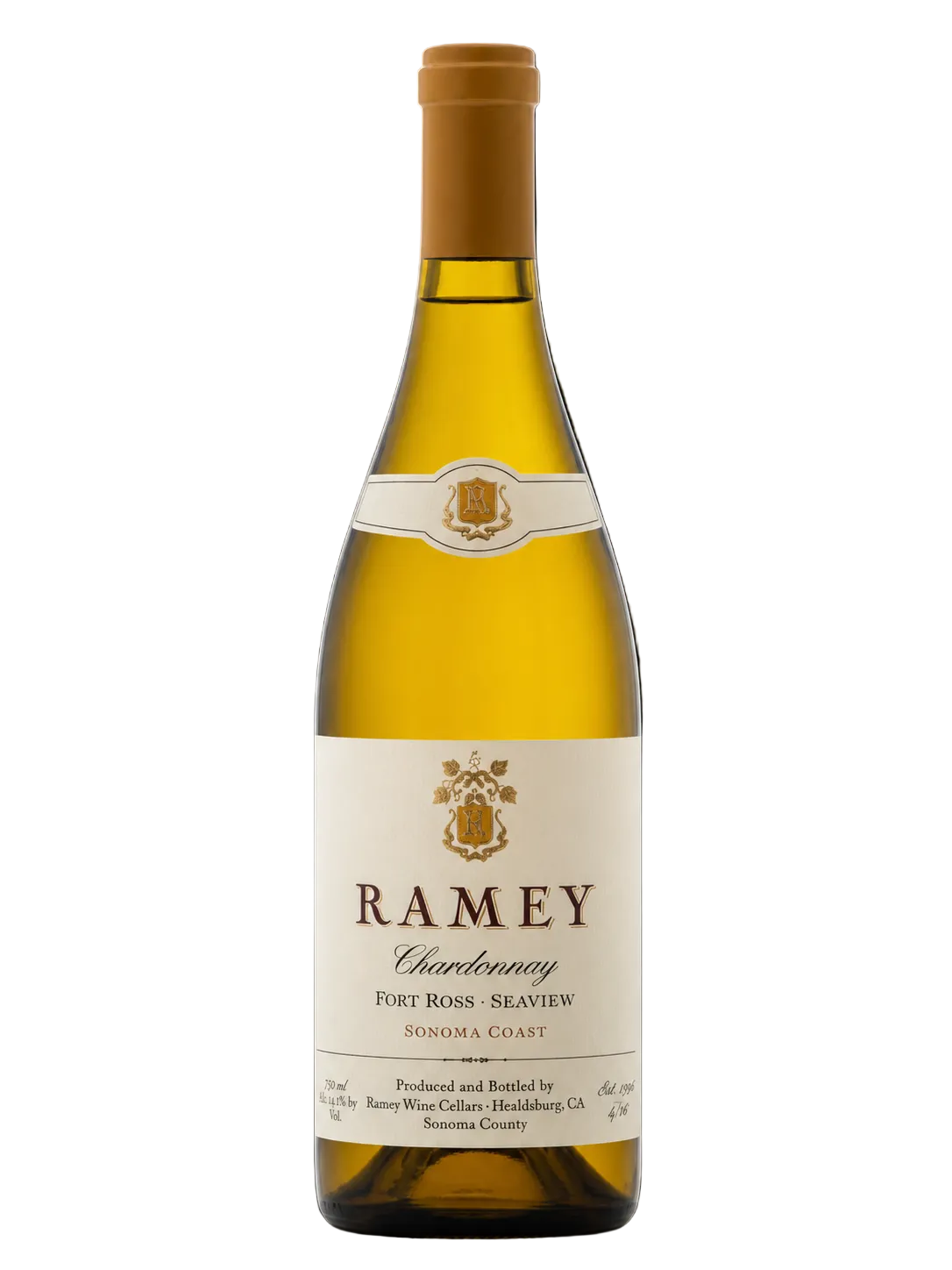 2023 Ramey Fort-Ross Seaview Chardonnay Sonoma Coast California wine bottle