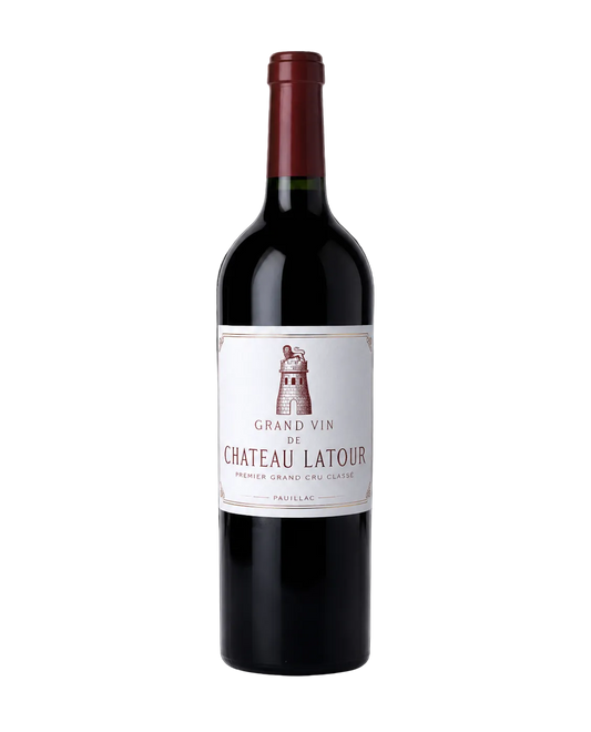 A bottle of Chateau Latour Grand Vin red wine