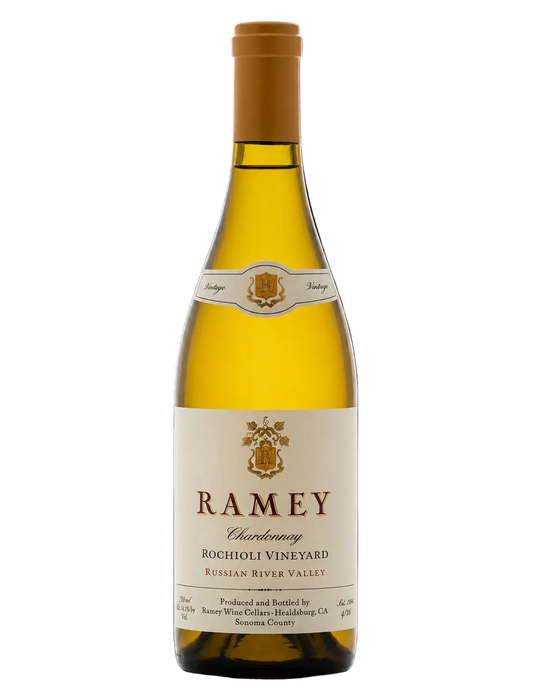 2023 Ramey Rochioli Vineyard Chardonnay Russian River Valley California wine bottle