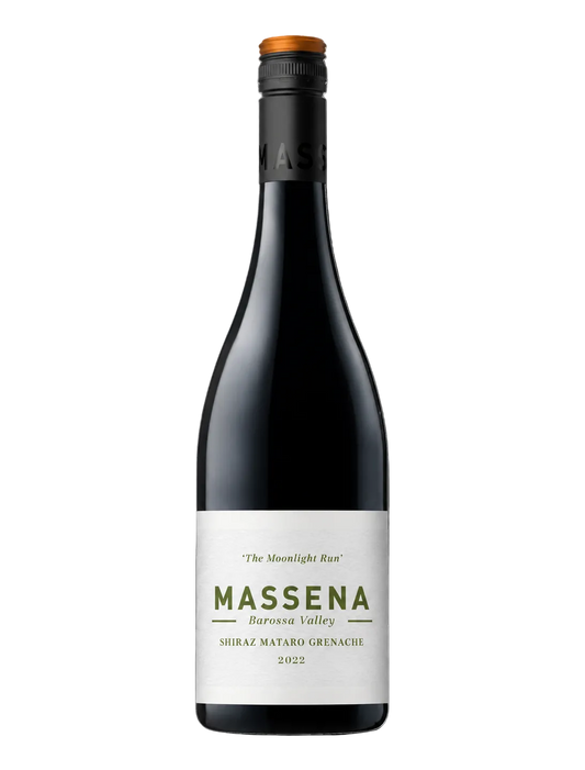 2023 Massena Wines Moonlight Run Grenache Shiraz Mataro Barossa Valley Australian wine bottle